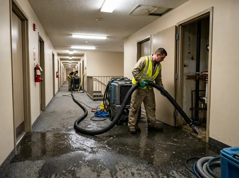 multi-unit-apartment-hallway-f-005 — frequently asked questions, Emergency Burst Pipe Water Extraction & Removal in Westwood…